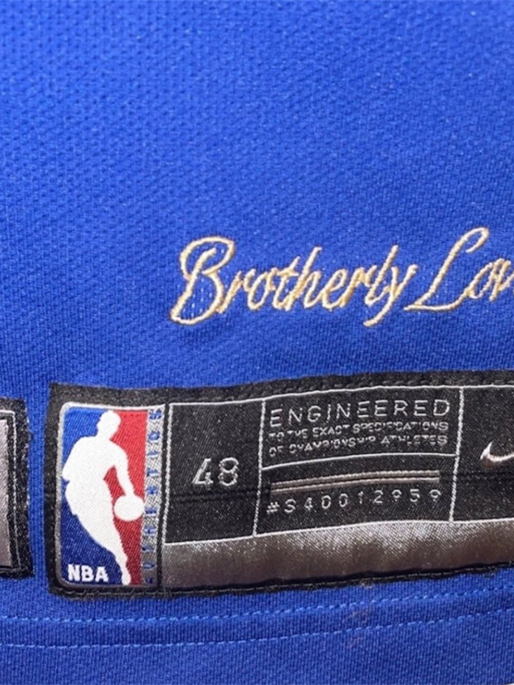 AUTHENTIC StubHub x Nike TJ McConnel Philadelphia 76ers Games Played Jersey L - Picture 7 of 10